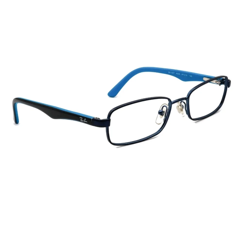 Ray-Ban Kids' Eyeglasses RB 1027 4000 Blue Rectangular Frame 45 16 125